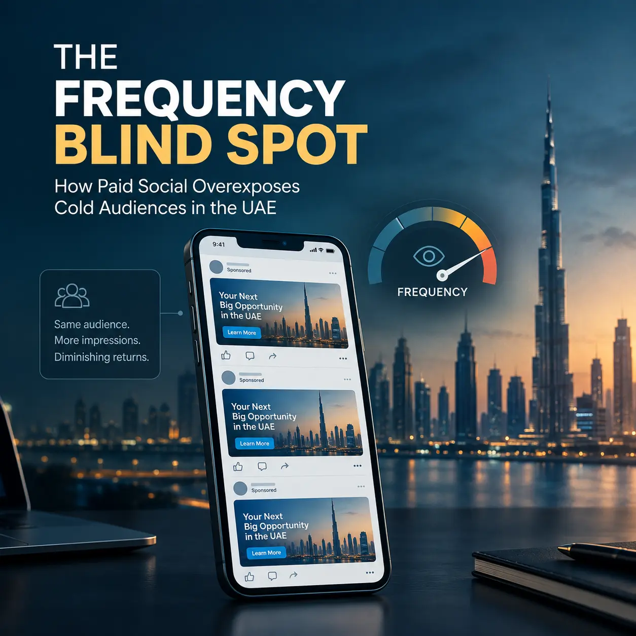 The Frequency Blind Spot: how paid social overexposes cold audiences in the UAE